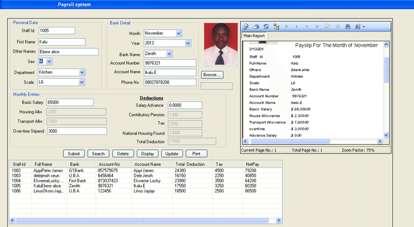 Payroll4free software download