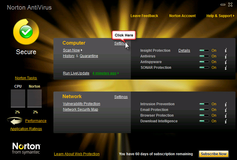 Pc norton antivirus software free download